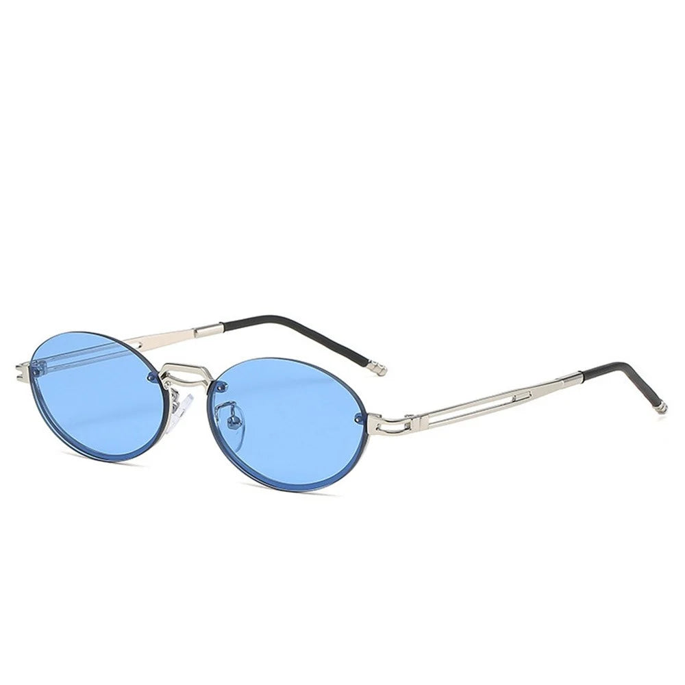 Lunette de soleil sans monture luxe Verre Bleu