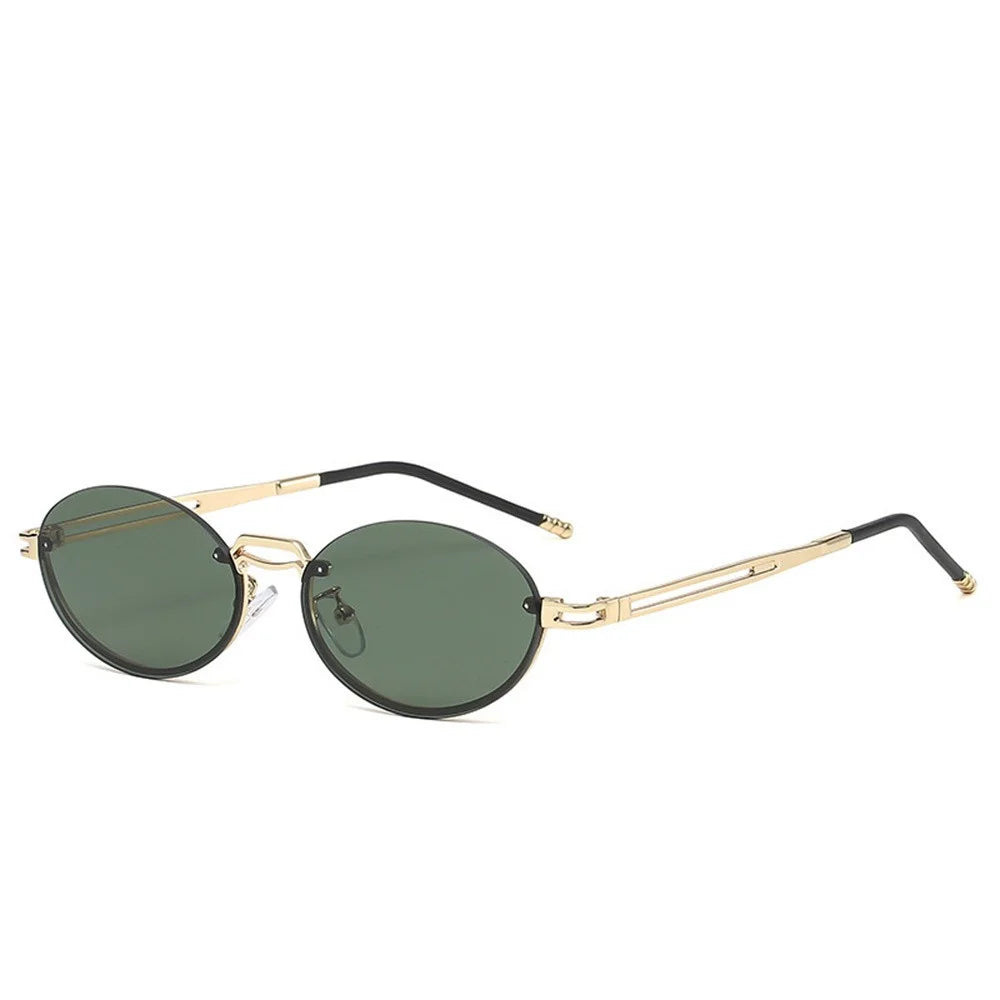 Lunette de soleil sans monture luxe Verre Vert