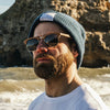 Lunettes de soleil bois