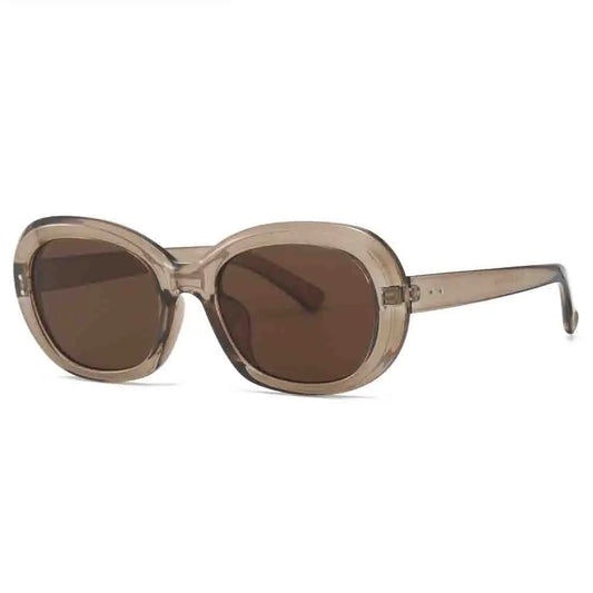 Grosse lunette de soleil ronde femme