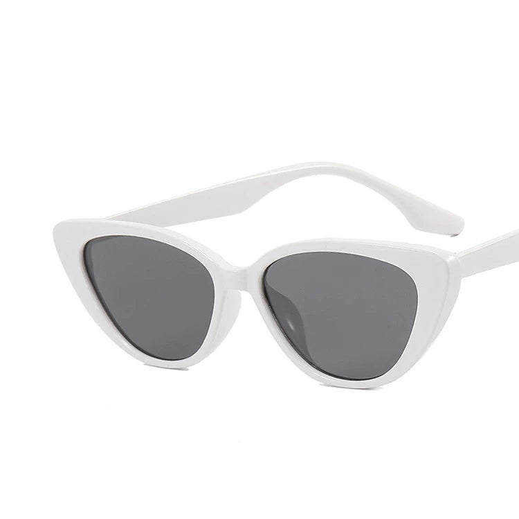 Lunette de soleil cat eye femme Blanche