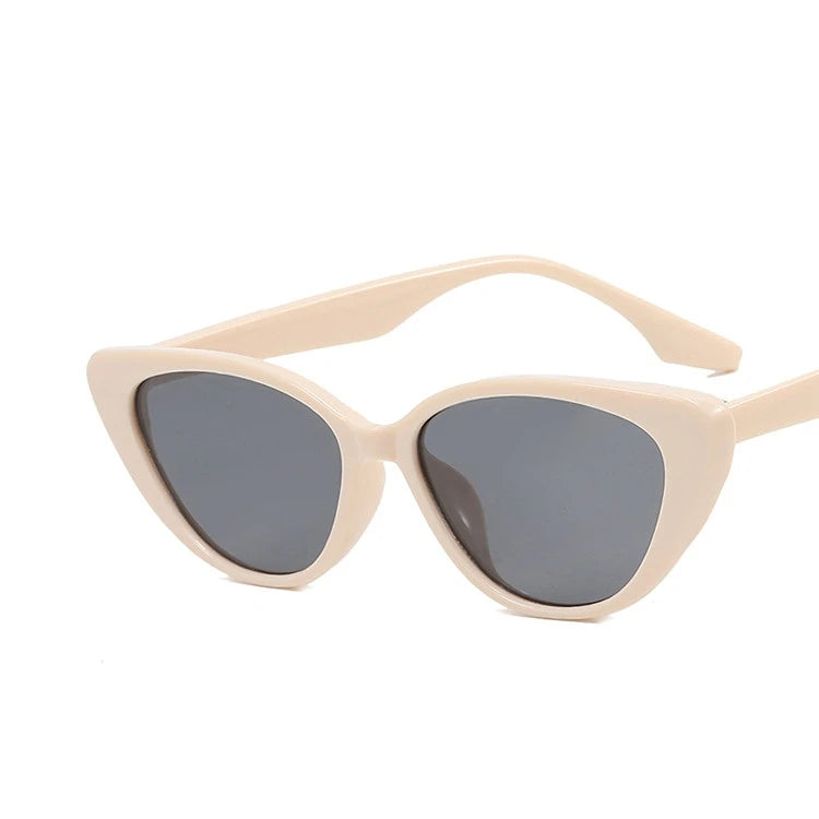 Lunette de soleil cat eye femme Nacre