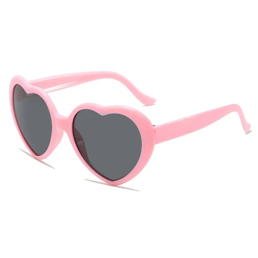 Lunette de soleil coeur enfant Rose Clair