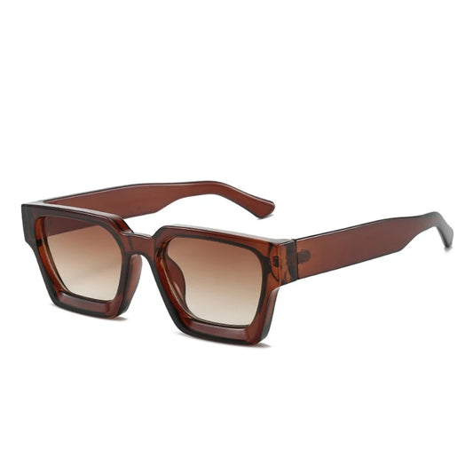 Lunette de soleil grosse monture Marron