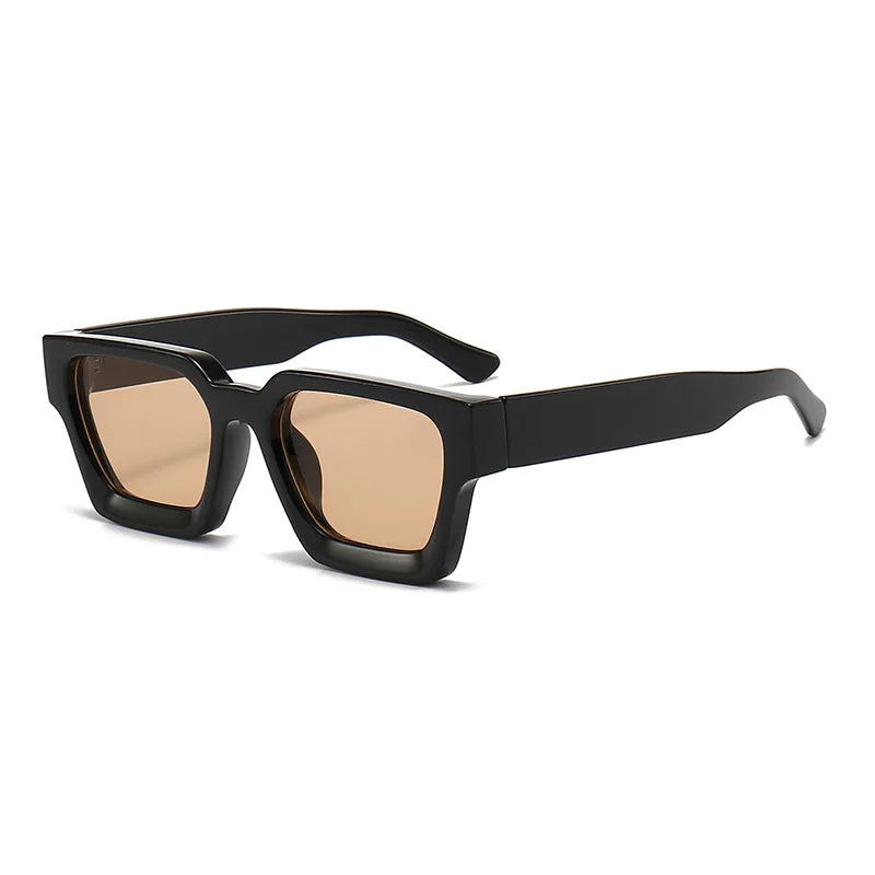 Lunette de soleil grosse monture Verre Marron Clair