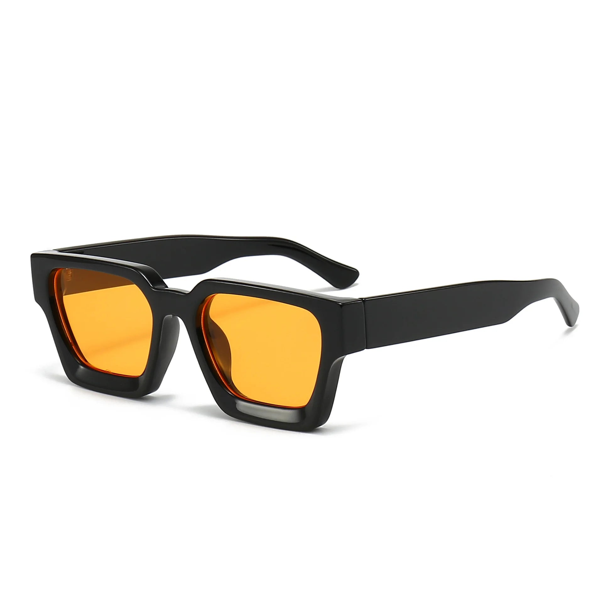 Lunette de soleil grosse monture Verre Orange