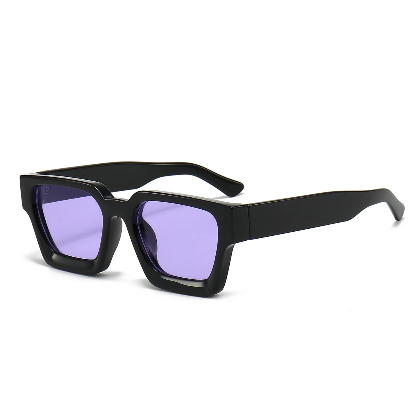 Lunette de soleil grosse monture Verre Violet