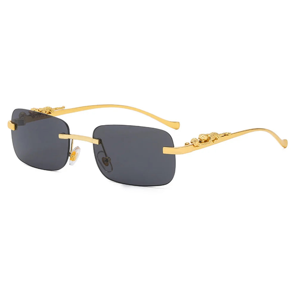 Lunette de soleil rectangulaire luxe