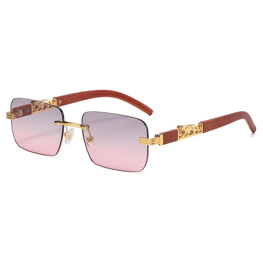 Lunettes de soleil bois polarisées Verre Sunset