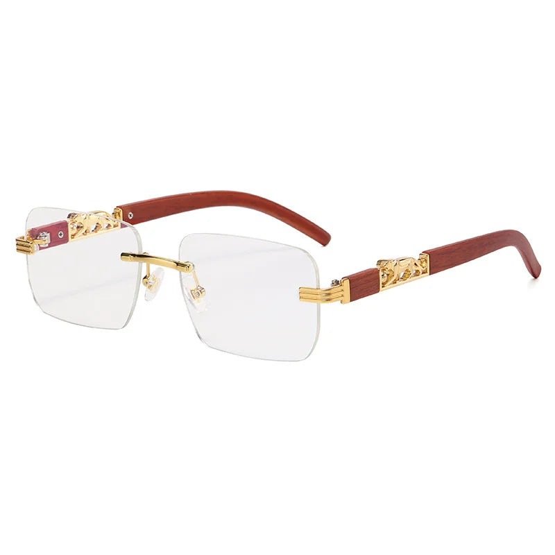 Lunettes de soleil bois polarisées Verre Transparent