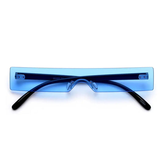 Lunettes de soleil fashion femme Bleu