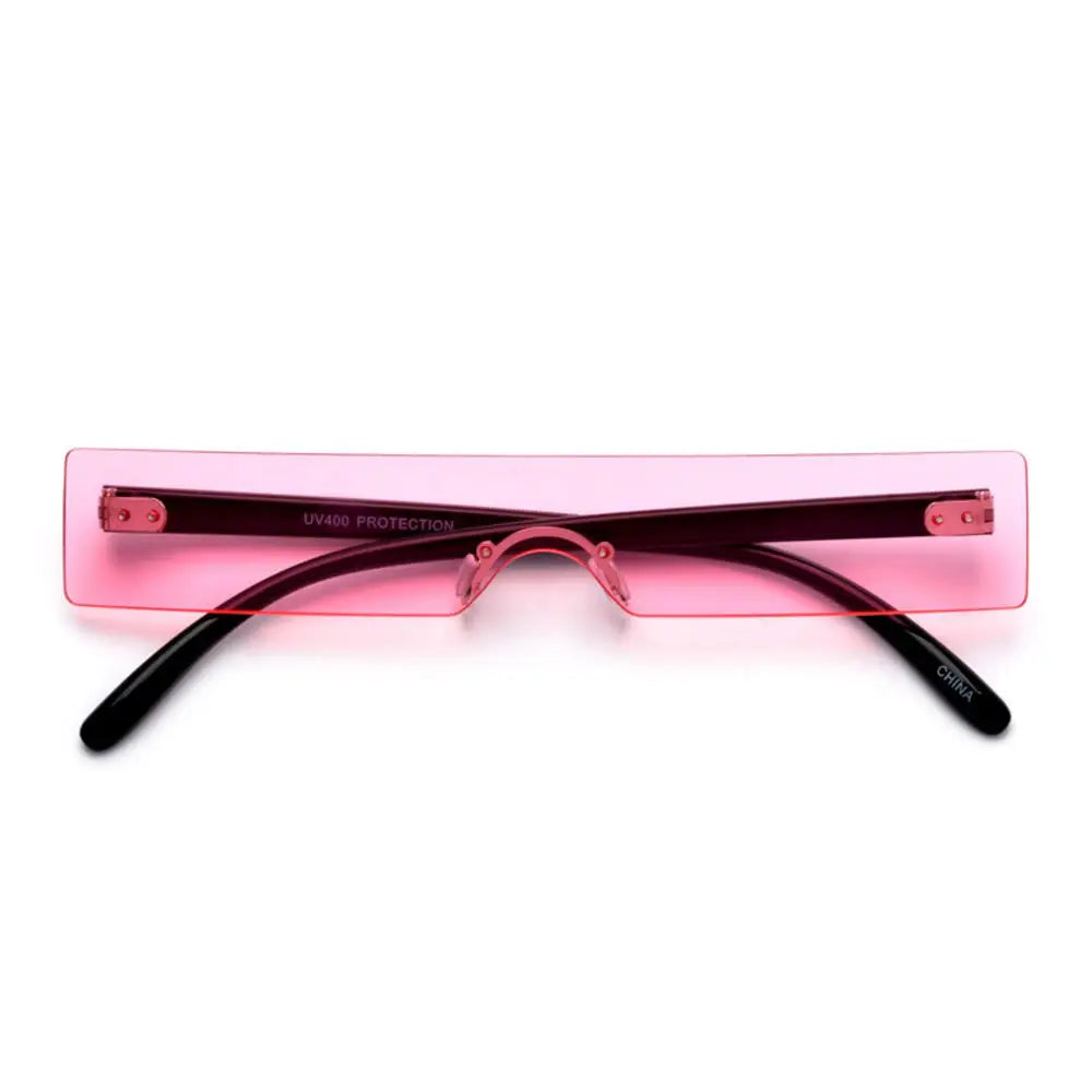 Lunettes de soleil fashion femme Rose